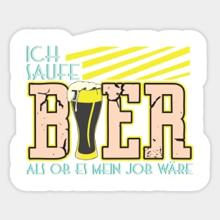 Beer Lover Shirtee Sticker